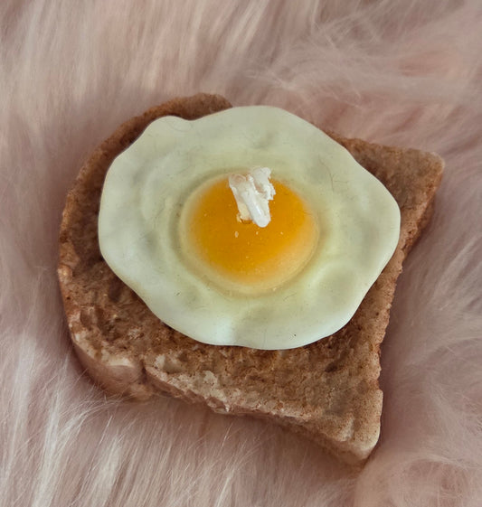 Vela Artesanal Pan con Huevo