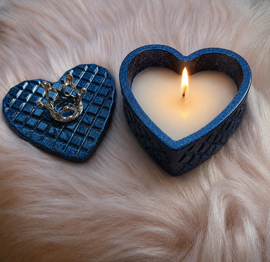 Vela Aromática Corazón Real 💙🕯💎💚💛💜❤️🖤🤍