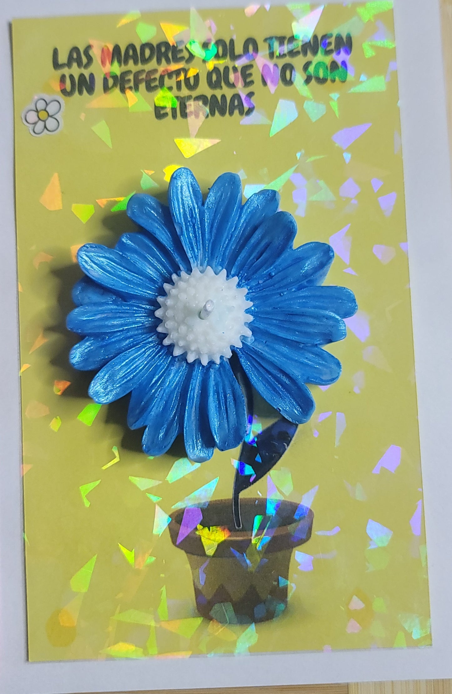 Vela Margarita con tarjeta Para Mamá