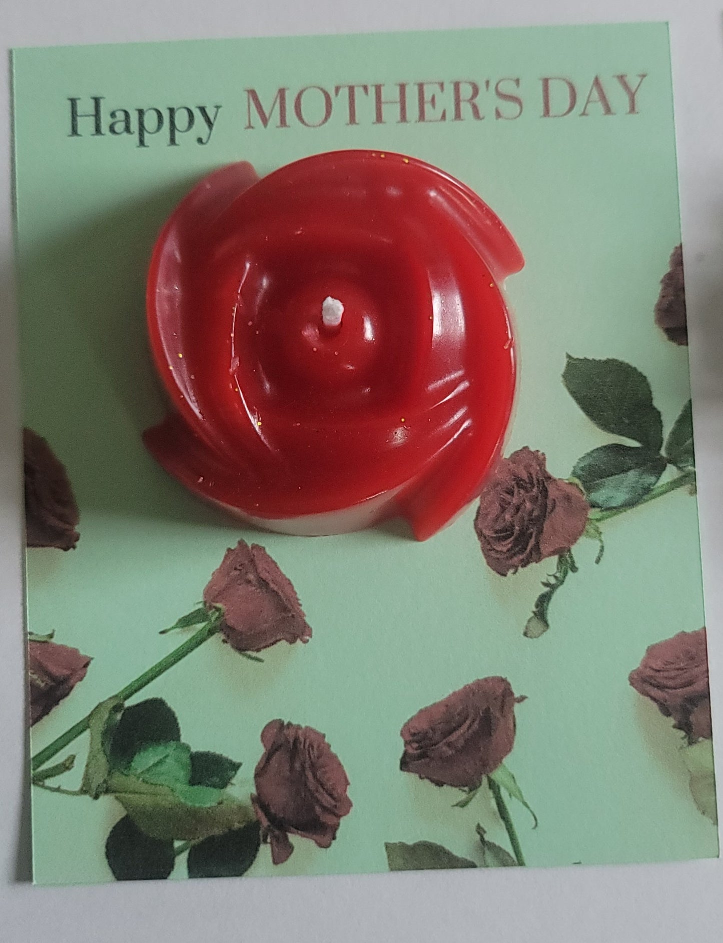 Vela Margarita con tarjeta Para Mamá